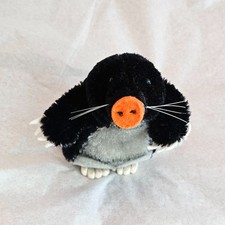 Steiff Maxi the Mole toy, vintage, good condition, 1960s, no tag, 4" size