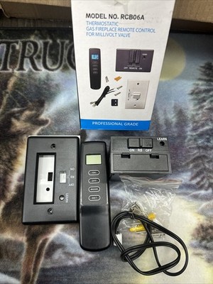 Upgraded Remote Control Thermostat Kit,for Millivolt Gas Valve Fireplaces RCB06A