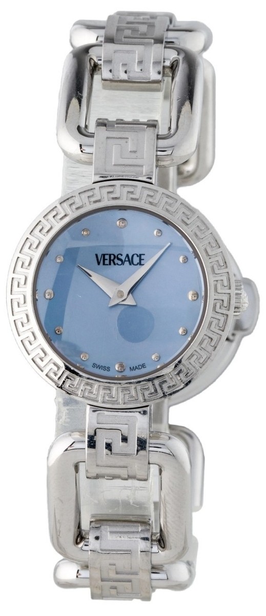 VERSACE メデューサ　ULQ99 デイト付き N MINT Fullset VERSACE Medusa Corniche DSQ99 Bracelet Quartz Ladie