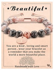 Valentines Day Gifts for Daughter I Initial Bracelets for Women Teenager Stockin