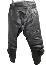 Vintage Original Alpinestars Track Motorcycle Pants In Black Size US/UK 38