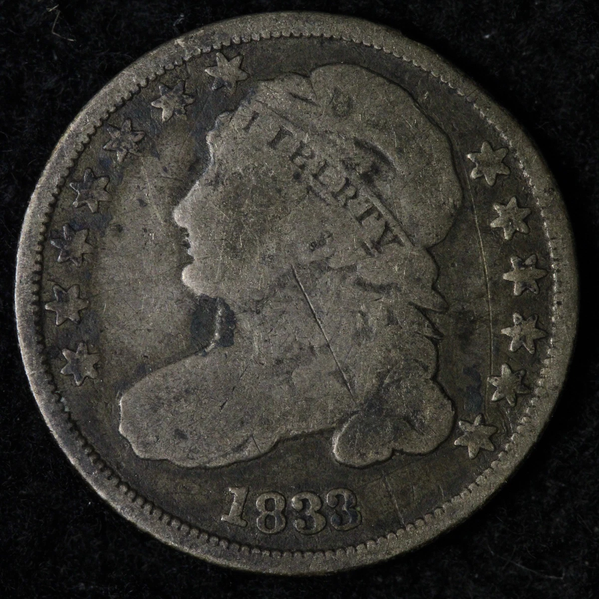 1833 Year Capped Bust Dimes (1809-1837) for sale | eBay