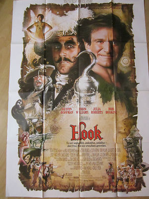 Filmposter * Kinoplakat * A0 - Hook (Peter Pan) * EA 1992