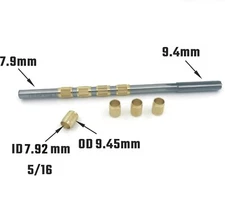 5/16 Throttle Shaft Bushing repair Worn Carburetor contain Reamer 8 pcs Bushing