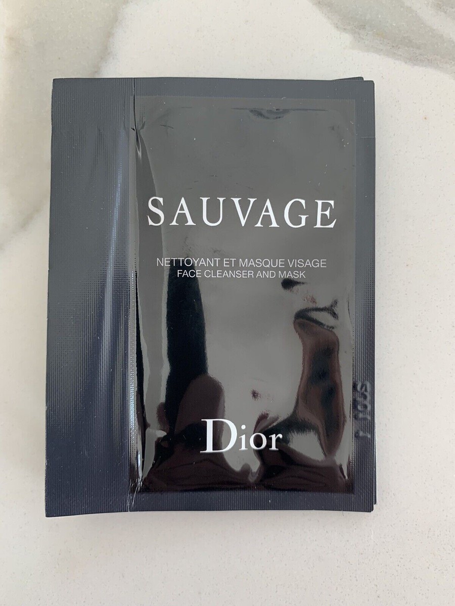 Échantillon Dior Sauvage - Kit 3 Produits (Nettoyant, Soin, Eau De Toilette) - 1 Ml Chacun - Neuf