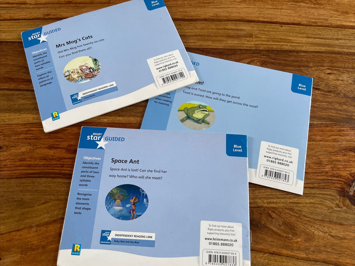 Rigby Star Guided Reading Book Bundle Blue Level, Ex School | eBay UK