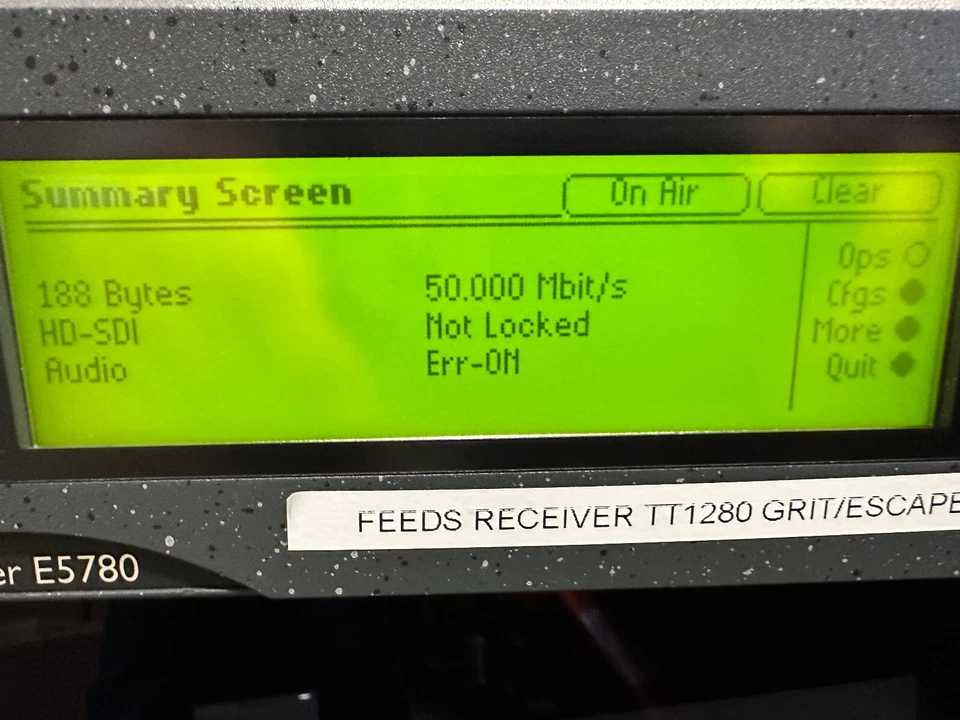 Tandberg Ericsson MPEG2 4:2:2 HD Encoder E5780 ATSC DVB 2U W/pigtail - Image 4 of 4