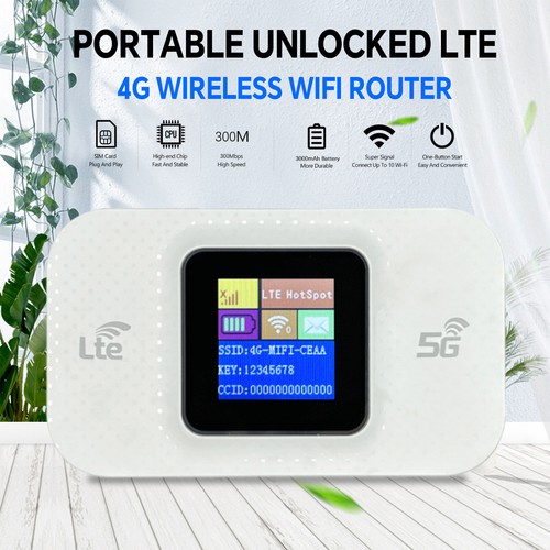 4G Wireless WiFi Router Trip PortableUnlocked LTE Mobile Broadband MIFI Hotspot - 第 17/19 張圖片