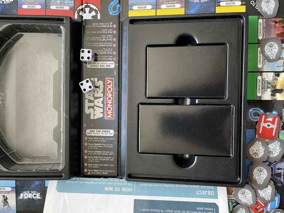 Disney Star Wars Monopoly Board Game Complete collectible VGC girls - image 4 of 4