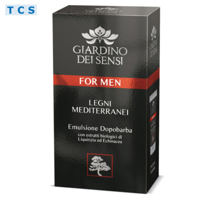 GIARDINO DEI SENSI Emulsione Dopobarba Legni Mediterranei, Aftershave-Balsam