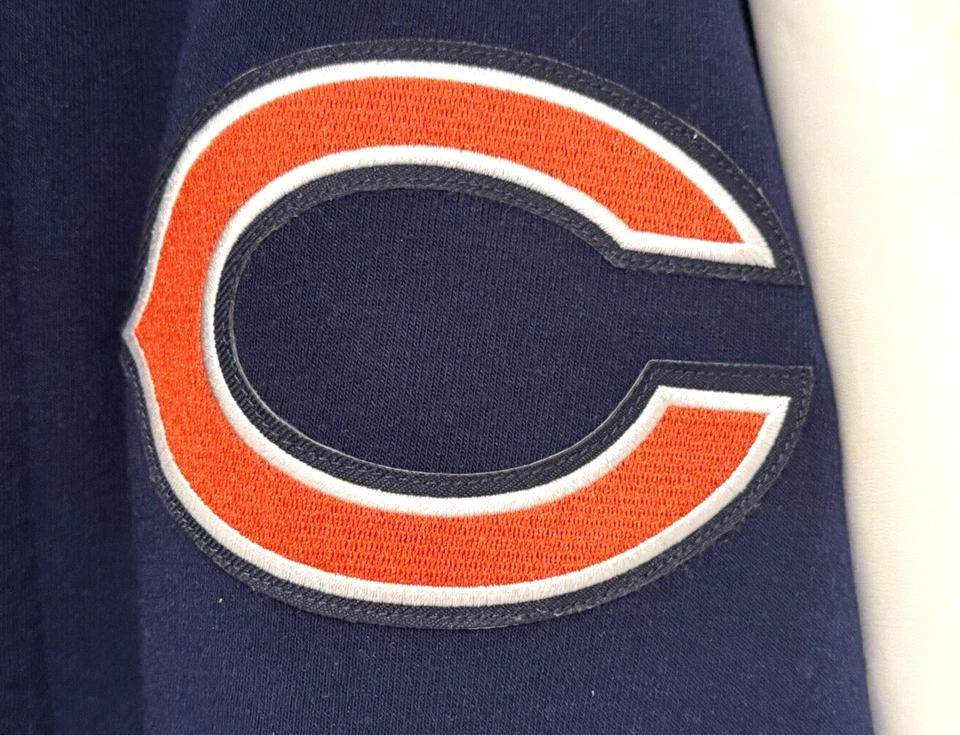 CHAQUETA A PRESIÓN FANATICS CHICAGO BEARS NFL JH DISEÑO POLAR REVERSIBLE LETTERMAN Foto 4 de 4