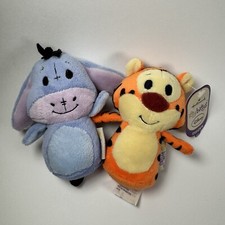 Hallmark Itty Bittys Plush Disney Winnie The Pooh Tigger Eeyore 4"