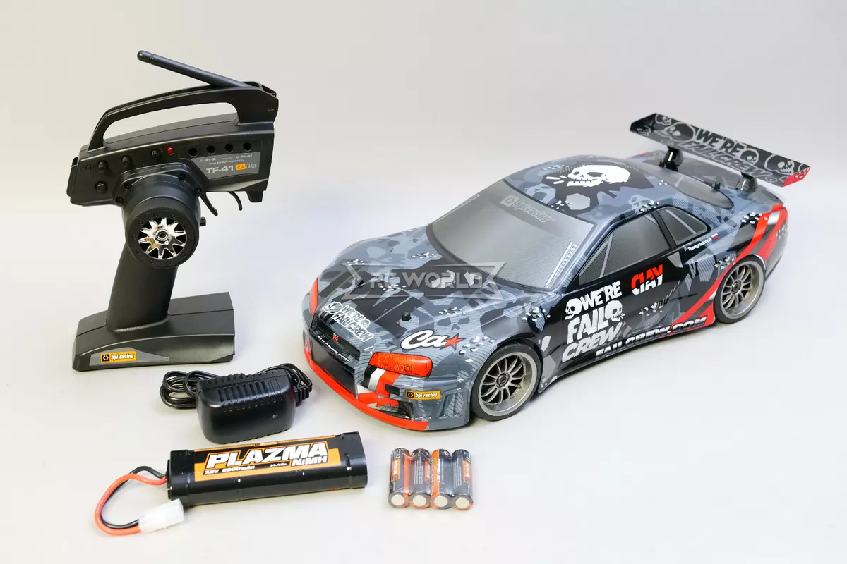 Nissan Skyline Gtr R34 Gt R Carrinho Drift Controle Remoto