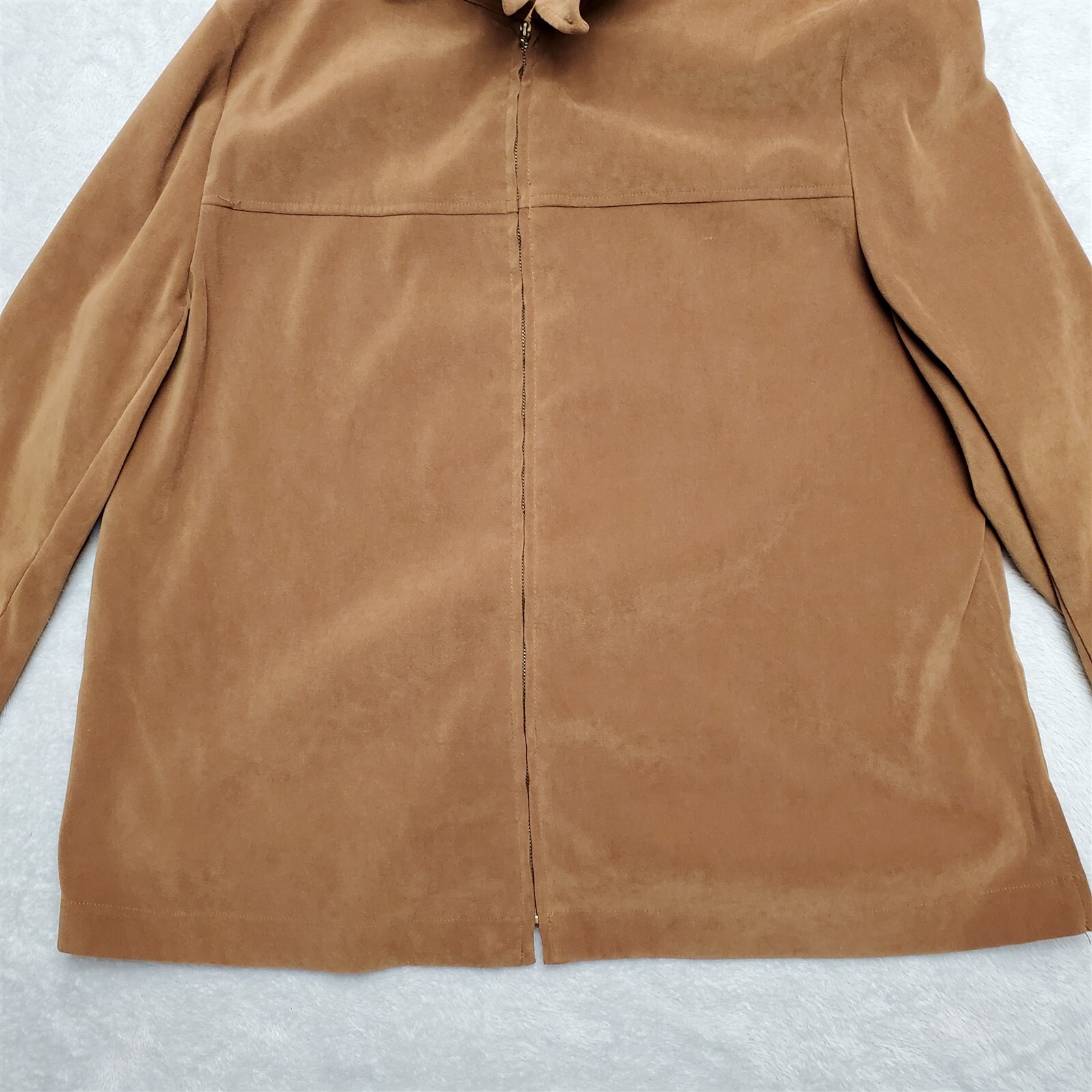 Notations Jacket Womens Extra Large Brown Full Zi… - image 3