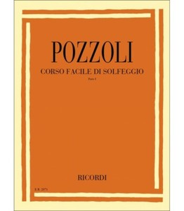 Pozzoli Ricordi Parte 1 - Corso Facile di solfeggio