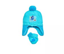 DISNEY FINDING DORY TODDLER GIRLS BEANIE AND MITTENS SET