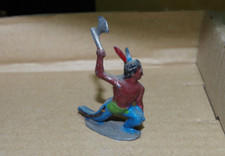 QUIRALU COFALU ? CHEF INDIEN avec tomahawk en plomb  1/32 SUPERBE