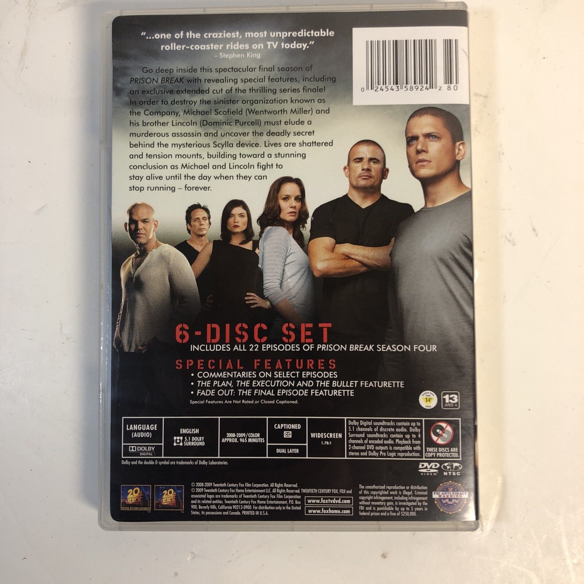 プリズン・ブレイク DVD4作セット Amazon.co.jp: プリズン・ブレイク シーズン4 (SEASONS