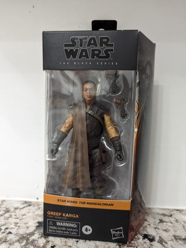 Star Wars Hasbro The Black Series, Magistrato Greef Karga, action figure da collezione da 15 cm, ispirata alla serie The Mandalorian, dai 4 anni in su, Multi, F5523
