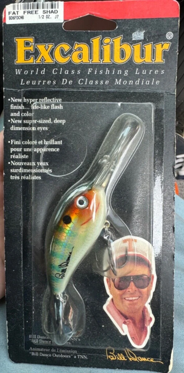 Ancien Leurre Bomber Bill Dance Deep Flat A En Excellent état - Couleur Golden Craw, Parfait Pour La Pêche Au Bar Et En Eau Douce