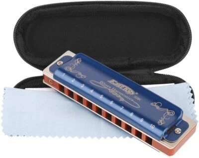 Easttop Paddy Harmonica Richter Tuned Blues Diatonic Harmonica Phos Bronze Reeds