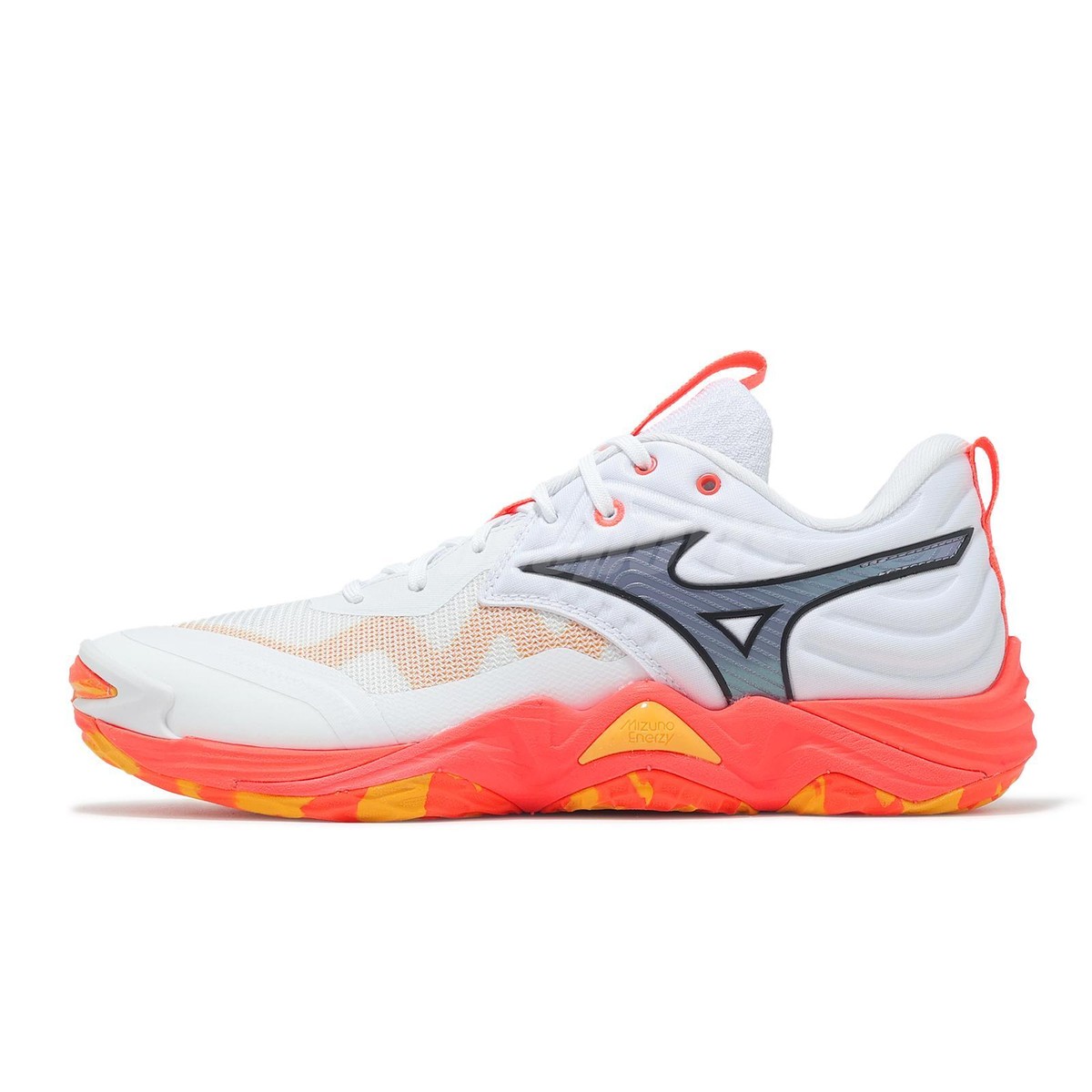 Mizuno Wave Momentum Elite White Orange Men Volleyball Sports