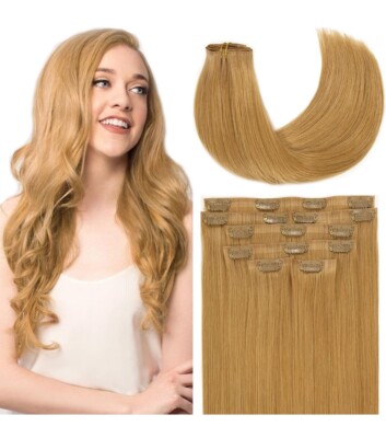Loxxy Remy Human Hair Extensions Seamless Clip in Hair  display picture 1