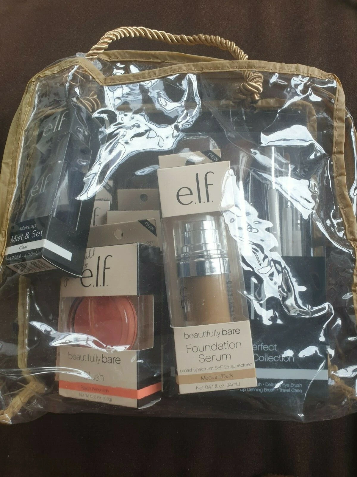 e.l.f makeup kit with bag - 6 pieces