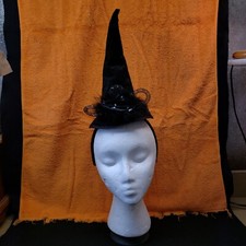 Halloween Witches Hat Headband 9"