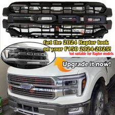 2024 Raptor Look Grille Upgrade For 24 25 Ford F150 Lariat King Ranch Platinum