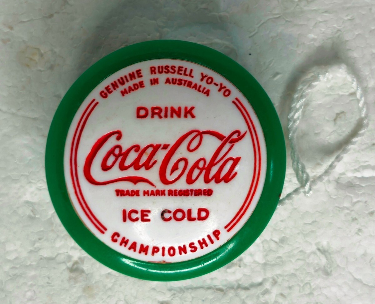 Genuine RUSSELL Yo-Yo 🪀 Vintage 1961 Championship COCA-COLA Coke