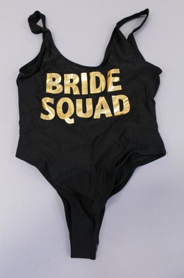 boohoo bride squad swimsuit