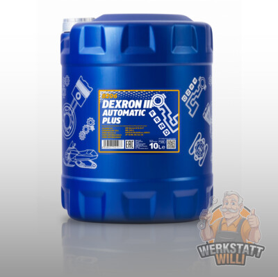 10L LITER MANNOL AUTOMATIC PLUS DEXRON 3 III ATF AUTOMATIK-GETRIEBEÖL SERVOÖL