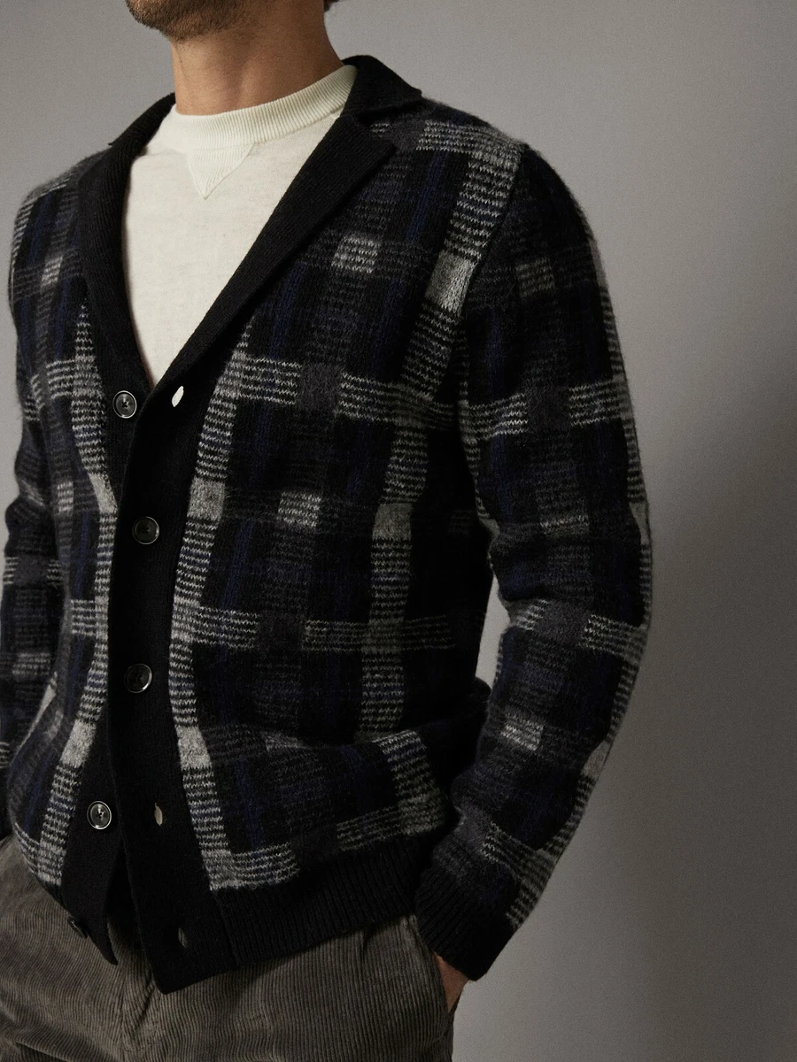 Massimo dutti jacquard clearance sweater