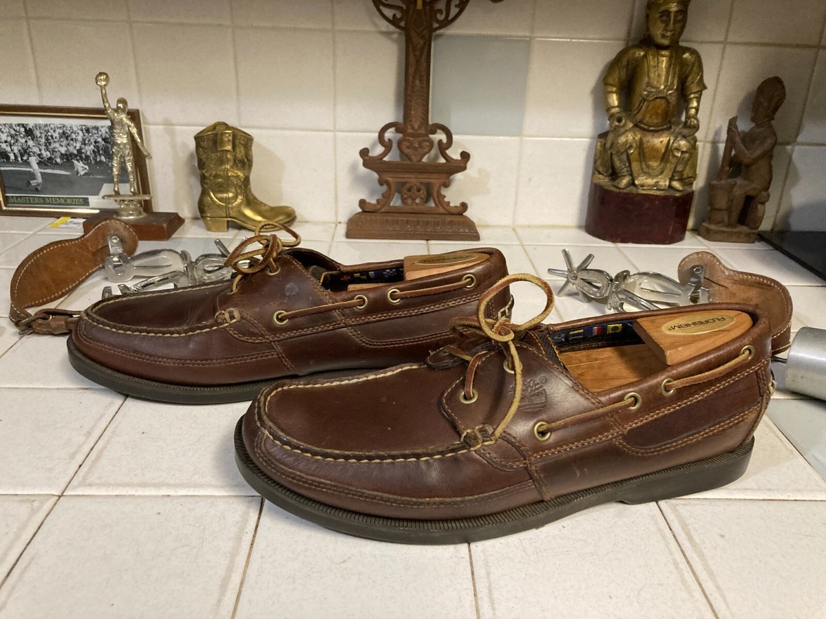 Timberland Classic 2-Eye Boat Shoe Root Beer / Brown Mens 11