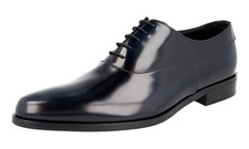 PRADA Leather Oxford Dress Shoes - 2EA147 - Navy Blue Pointed -  US 10 EU 43