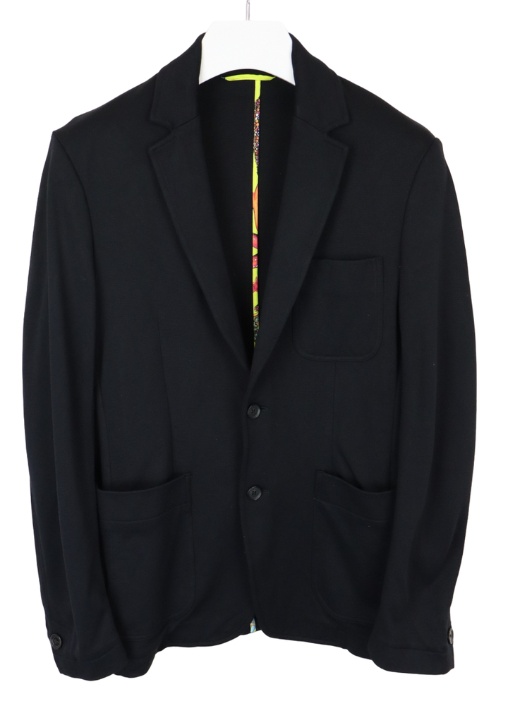 VERSACE Blazer Men's (EU) 48 Single Breasted Stretch Unlined single Vented