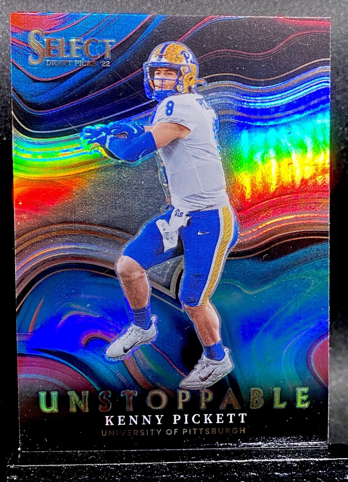 2022 Panini Select Draft Picks Kenny Pickett USKP Unstoppable Prizm