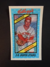 1980 1981 1982 1983 Kellogg's 3D 3-D Baseball Cards RC XOGraph, Buy 4+ Save 15%