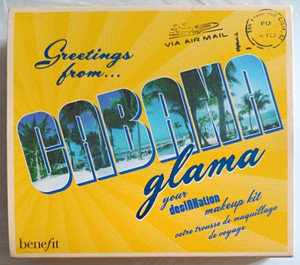 GREETINGS FROM CABANA GLAMA MAKEUP KIT FROM BENEFIT POSTCARD THEME NIB BRAND NEW