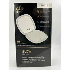 Glo Tech LED Compact Mirror WHITE 1 Count