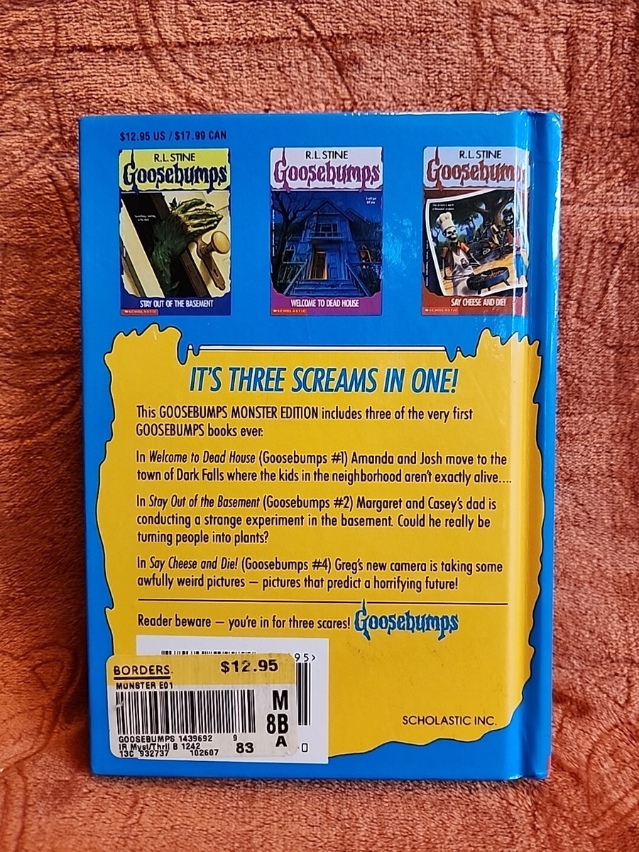 Vintage Goosebumps Monster Edition #1. HC. 1st Scholastic ED. | eBay
