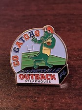 Outback Steakhouse Gainesville Florida Go Gators Football Lapel Hat Pin