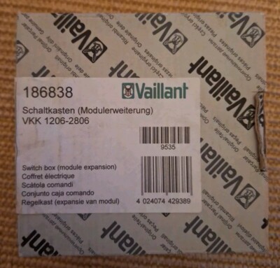 Vaillant Schaltkasten 186838 VKK 1206-2806 NEU Ersatzteil eco craft