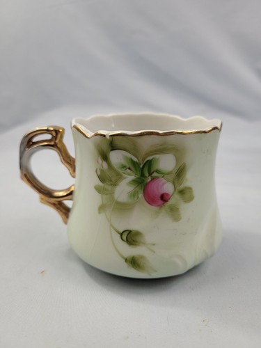 Vintage Lefton Heritage Green Cup & Saucer Handpainted 1950s Excellent 75 - Picture 11 of 17