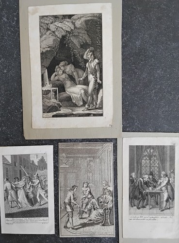 4 copper engravings Daniel Chodowiecki Blaschke among others - Picture 2 of 6