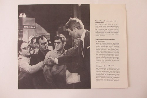 5 Robert Kennedy 1968 Presidential Picture Flyers - Bild 2 von 10