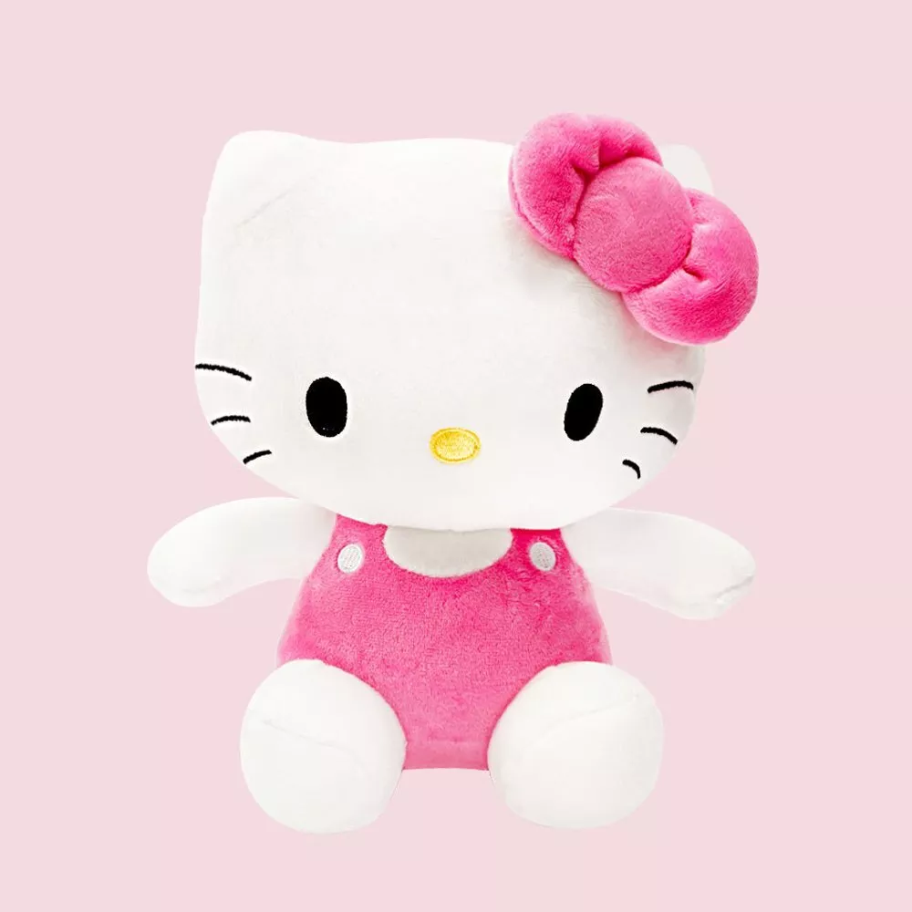 Pink kitty top stuffed animal