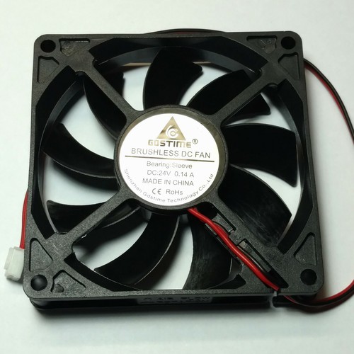 Cooling Fan 24V 80mm x80mm x 15mm 2 pin plug F35 - AUSSIE Seller - Picture 2 of 2