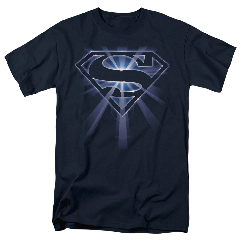 LOGOSHIRT - DC Comics - Superman - Logo - Easyfit T-Shirt - azuurblauw